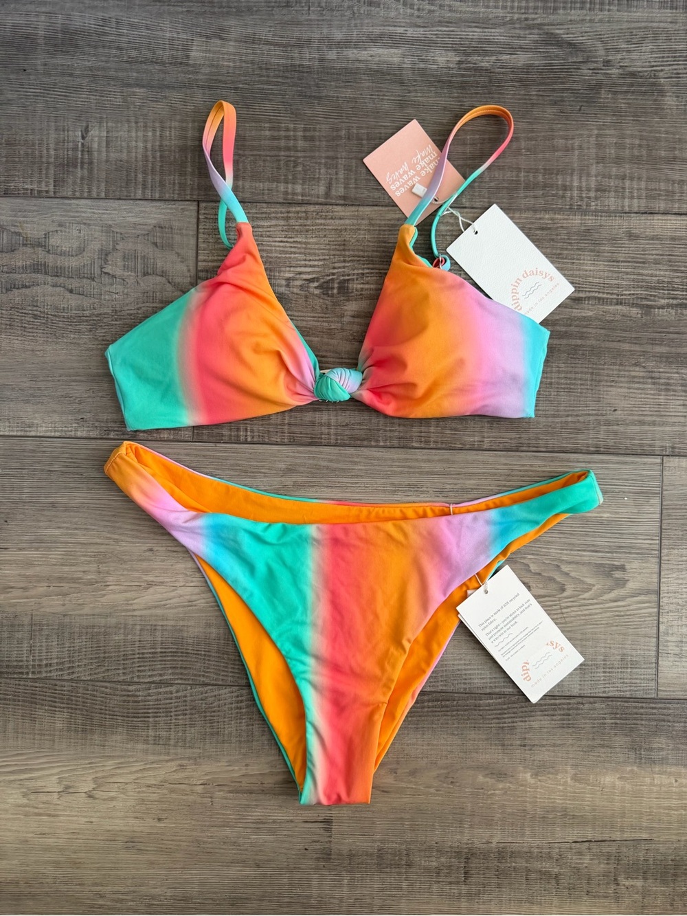 Dippin Daisys Colorful Bikini NWT S/M